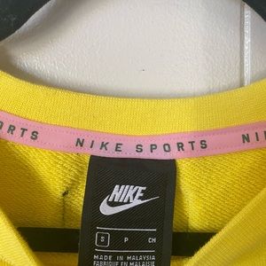 Nike Tops | Nike Yellow Crewneck Sweatshirt | Poshmark